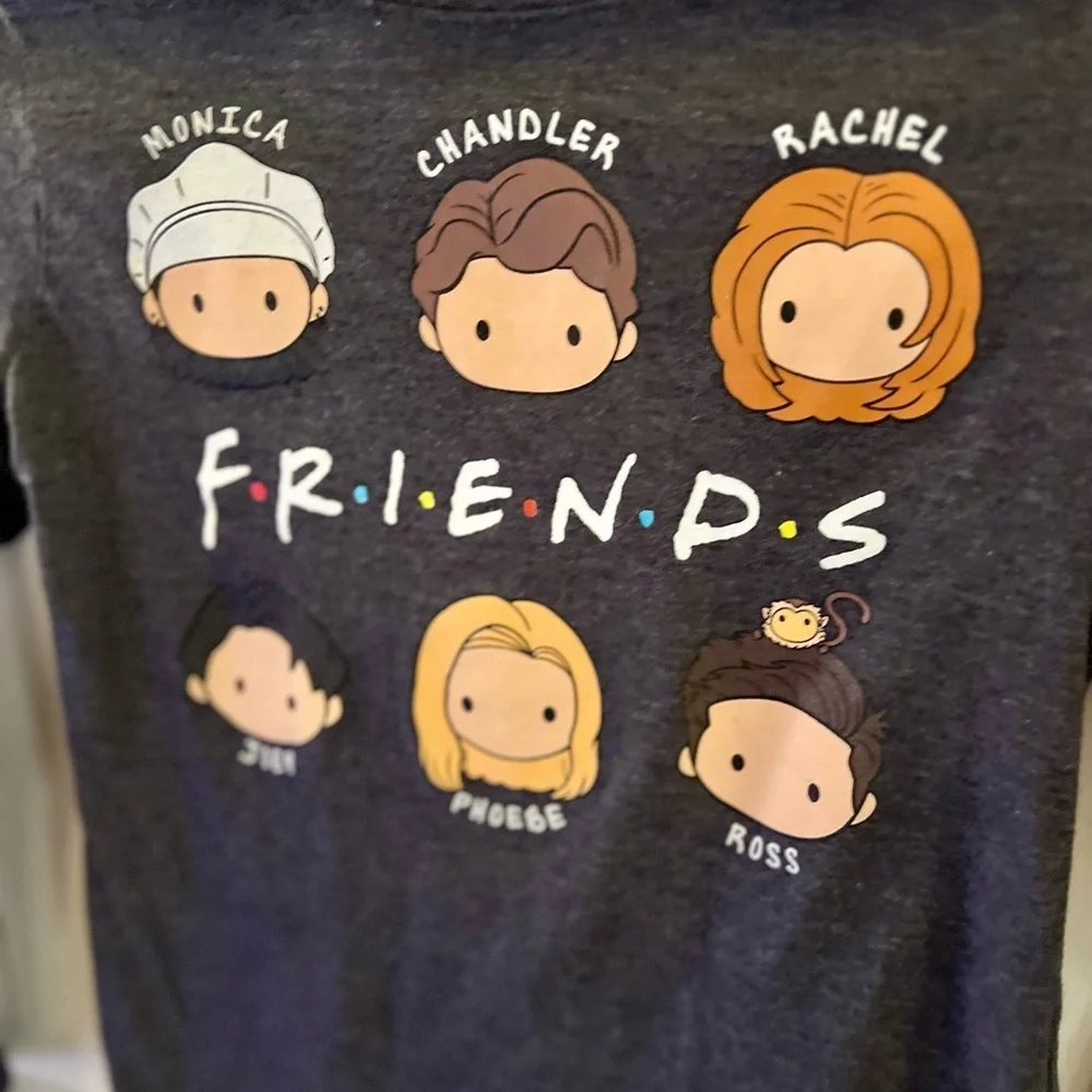FRIENDS Girls Gray Longsleeve Shirt, Size 7/8